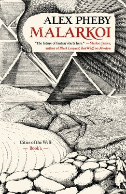 Paperback of Malarkoi: Cities of the Weft Book 2 by Tor Books, showing the front cover with colorful cityscape artwork.
