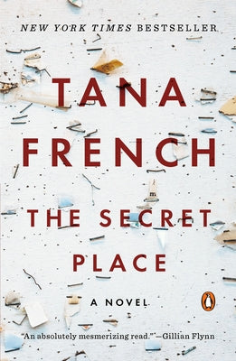 Paperback of The Secret Place by Penguin Books featuring the book cover with dark and mysterious artwork.