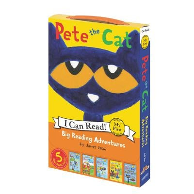 Pete the Cat: Big Reading Adventures: A Box of 5 Groovy Books Boxed Set HarperCollins