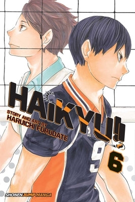 Paperback of Haikyu!!, Vol. 6 manga by Viz Media featuring dynamic volleyball artwork on the cover.