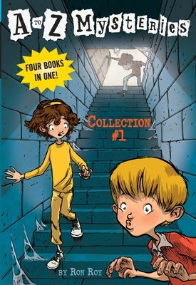 A to Z Mysteries Collection #1 paperback by Random House Books for Young Readers, featuring colorful book cover with letters and mystery theme.