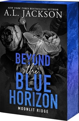 Paperback of Beyond the Blue Horizon by Entangled: Amara featuring a serene ocean landscape on the cover.