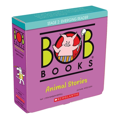 Bob Books - Animal Stories Box Set Phonics, Ages 4 and Up, Kindergarten (Stage 2: Emerging Reader) Boxed Set Scholastic Inc.