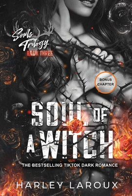Paperback of Soul of a Witch spicy dark demon romance novel by Kensington Publishing Corporation, featuring mysterious dark-themed cover art.