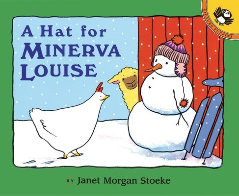 Paperback book titled "A Hat for Minerva Louise" by Puffin Books featuring a colorful illustrated cover.