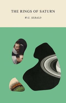Paperback of The Rings of Saturn by New Directions Publishing featuring a cover with a cosmic, space-themed design.