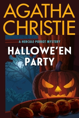 Paperback of "Hallowe'en Party: A Hercule Poirot Mystery" by William Morrow & Company, showing the cover with spooky Halloween themed artwork.