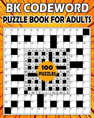 BK Codeword puzzle book for adults: Large print codebreaker puzzle book for adults & seniors - 100 Puzzle from (BK Bouchama) by Bouchama, Bk