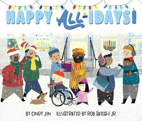 Happy All-Idays! Little Simon board book featuring colorful holiday illustrations for young children.
