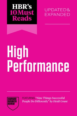 Paperback of HBR's 10 Must Reads on High Performance by Harvard Business Review Press, featuring insights on success strategies.