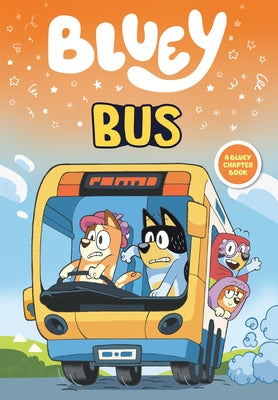 Bluey: Bus paperback book by Penguin Young Readers Licenses featuring Bluey and her friends in colorful illustrations.