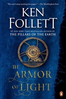 Paperback copy of The Armor of Light book by Penguin Publishing Group with a close-up of the cover art.