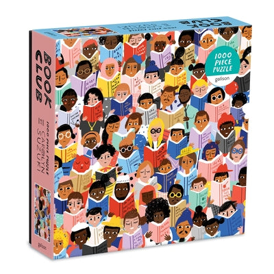 Book Club 1000 Piece Puzzle in a Square Box Board Games Galison