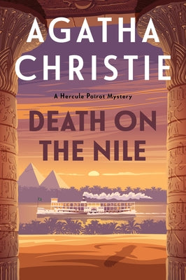 Paperback of "Death on the Nile" Hercule Poirot mystery by William Morrow & Company, featuring the book cover with title and author.
