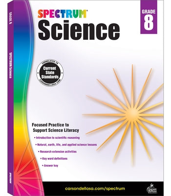Spectrum Science, Grade 8: Volume 60 Paperback Spectrum