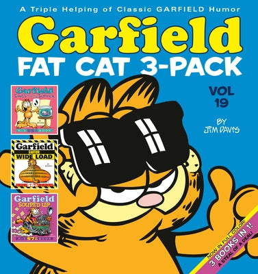 Garfield Fat Cat 3-Pack paperback books by Random House Worlds featuring colorful Garfield comic covers.