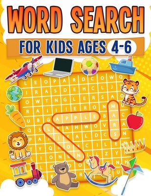 Word Search For Kids Ages 4-6 100 Fun Word Search Puzzles Kids Activity Book Large Print Paperback by Publishing, Rr