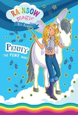 Paperback Rainbow Magic Pet Fairies Book #7 featuring Penny the Pony Fairy by Silver Dolphin Books, with colorful fairy illustrations.