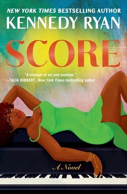 Paperback book titled "Score" by Forever, featuring a cover with bold typography and vibrant colors visible in the image.