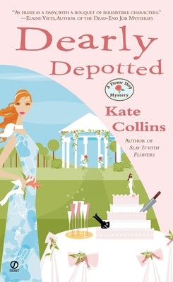 Mass market paperback of Dearly Depotted: A Flower Shop Mystery by Berkley Books, featuring a floral-themed cover design.