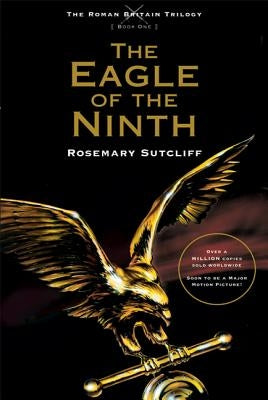 Square Fish paperback of The Eagle of the Ninth book, showing the cover with an illustration and title in bold text.