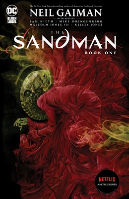 Paperback of The Sandman Book One by DC Comics featuring the iconic cover art with dark, mystical illustrations.