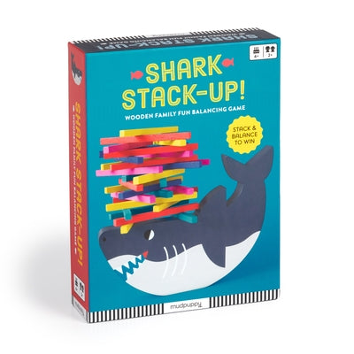 Shark Stack-Up! Wooden Balancing Game Board Games Galison
