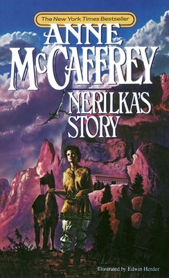 Cover image of Nerilka's Story mass market paperbound novel by Del Rey Books featuring fantasy artwork and title text.