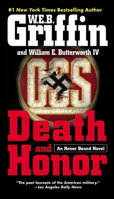 Mass market paperbound copy of "Death and Honor" by G.P. Putnam's Sons featuring a dramatic cover illustration.