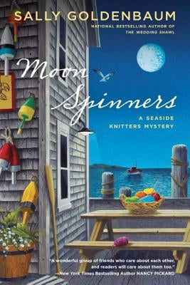 Paperback copy of Moon Spinners novel by Berkley Books featuring cover art with moon and spinner design.