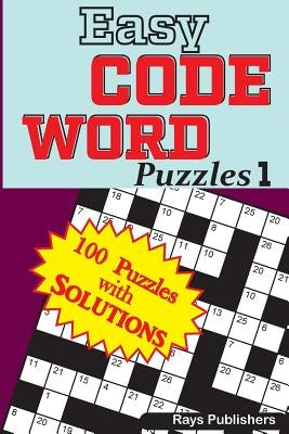 Easy CODE WORD Puzzles by Rays Publishers