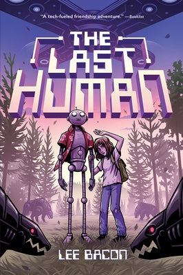 Paperback copy of "The Last Human" by Harry N. Abrams, showing the book cover with dark, dystopian artwork.