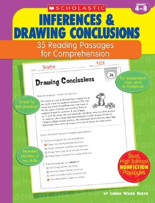 35 Reading Passages for Comprehension: Inferences & Drawing Conclusions: 35 Reading Passages for Comprehension Paperback Teaching Resources