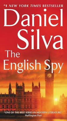 Cover of "The English Spy" mass market paperback book by Harper, featuring a detailed illustration on the front.