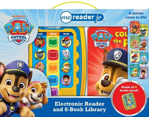 Nickelodeon Paw Patrol: Me Reader Jr Electronic Reader and 8-Book Library Sound Book Set [With Electronic Reader and Battery] Boxed Set Pi Kids