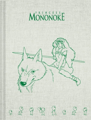 Studio Ghibli Princess Mononoke notebook with illustrated cover featuring characters and forest scene, by Chronicle Books.