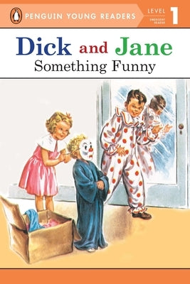 Paperback book titled "Something Funny" by Penguin Young Readers Group, featuring colorful cover art with playful illustrations.