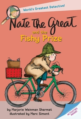 Paperback of Nate the Great and the Fishy Prize by Yearling Books, featuring colorful cover art with Nate and a fish.