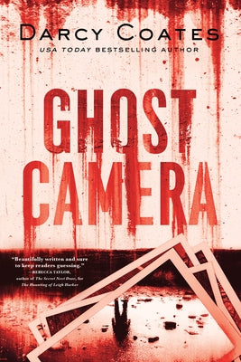Paperback Ghost Camera book by Poisoned Pen Press featuring a cover illustration with a mysterious ghostly figure.