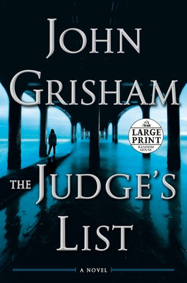 Paperback of The Judge's List by Random House Large Print Publishing, showing the book cover with title and author details.