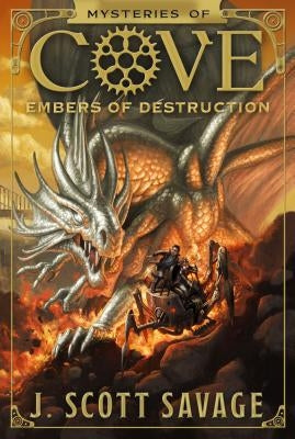 Paperback copy of Embers of Destruction: Volume 3 by Shadow Mountain, featuring a dark cover with fiery embers illustration.