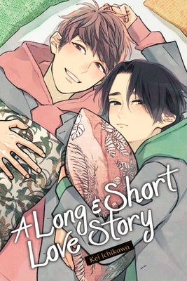 Paperback manga titled A Long & Short Love Story by Yen Press, featuring colorful cover art with romantic illustrations.