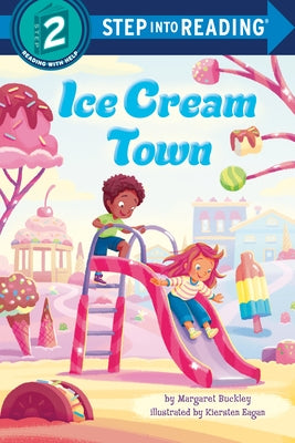 Paperback of Ice Cream Town book by Random House Books for Young Readers featuring colorful illustrated cover art.
