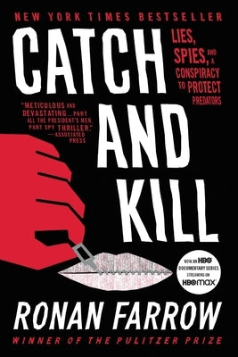 Paperback of "Catch and Kill" by Back Bay Books, featuring the book cover with title and author's name on a white background.