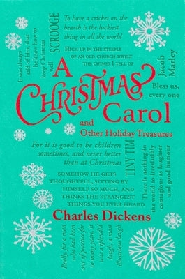 Paperback of Canterbury Classics Christmas Carol and Holiday Treasures with festive cover illustration.