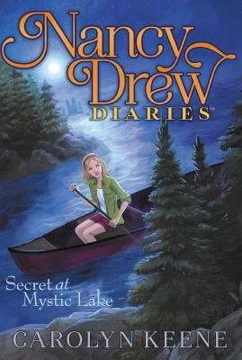 Paperback of "Secret at Mystic Lake" by Aladdin Paperbacks featuring a colorful cover with mystical lake scenery and characters.