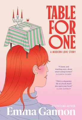 Paperback "Table for One" book by Andrews McMeel Publishing, featuring a cover image with artistic design and title text.