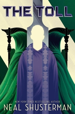 Paperback copy of "The Toll" novel by Simon & Schuster Books for Young Readers, showing the front cover with artwork.