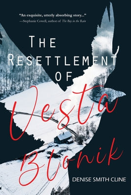 Paperback book titled "The Resettlement of Vesta" by Blonik, published by Regal House Publishing, with cover art visible.