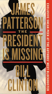 Mass market paperback of "The President Is Missing" by Little Brown and Company, showing the book cover with title and author.
